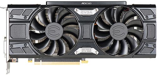 EVGA - NVIDIA GeForce GTX 1060 6144MB GDDR5 PCI Express 3.0 Graphics Card - Black - Larger Front