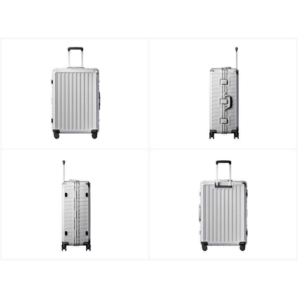 Alt View 8. LUGGEX - LUGGEX 20 28 Inch Aluminum Zipperless Polycarbonate Luggage Set - ZX-Core - Silk.