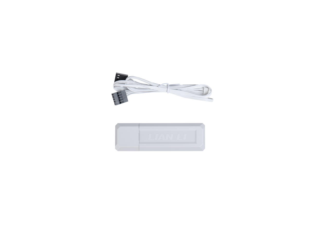 Alt View 1. Lian Li - UNI FAN SL Wireless LCD 120 - White.