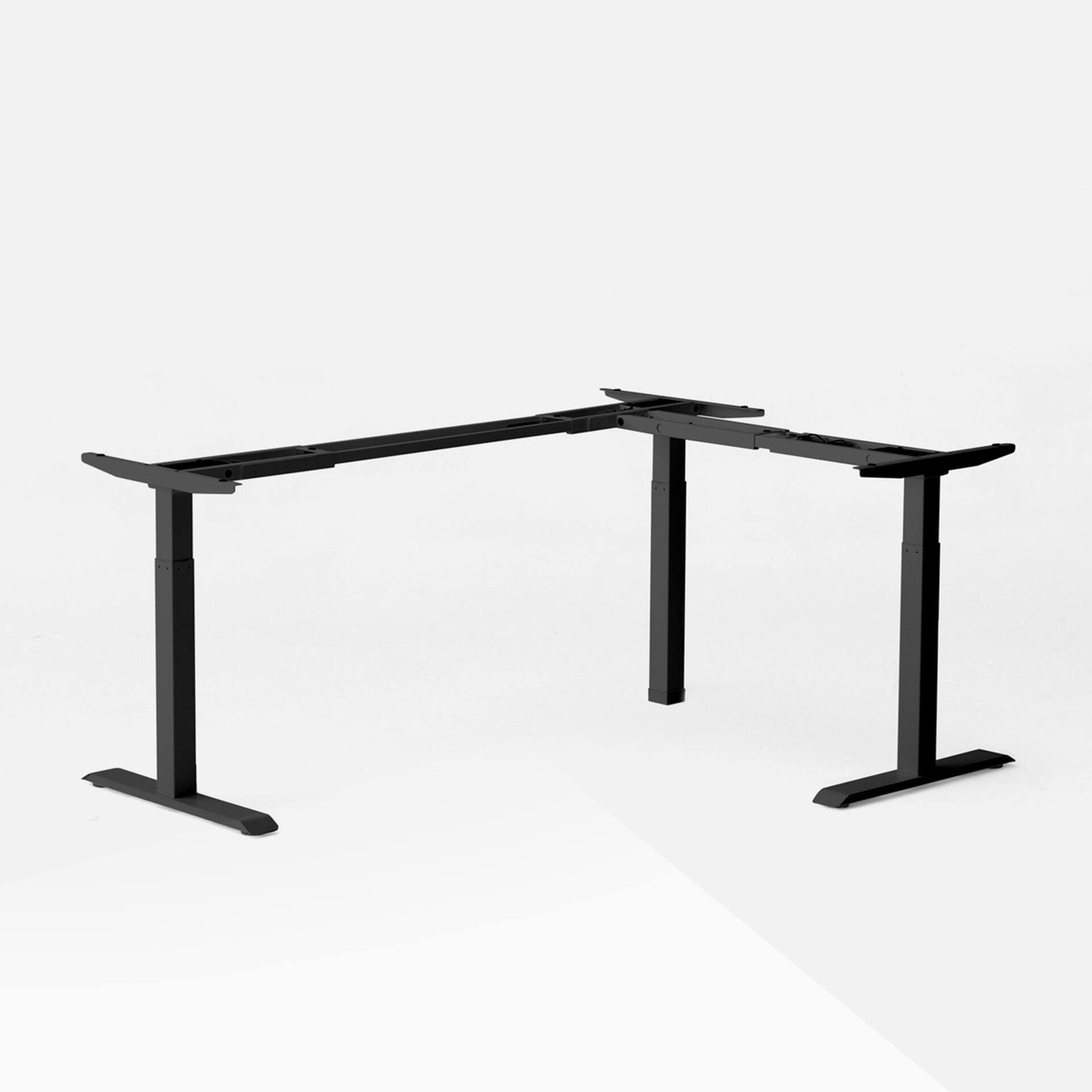 Back. Autonomous - Autonomous Desk 2 L-Shaped Standing Desk Triple Motor 77 x 64 - Black-White.