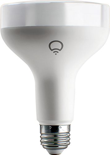 LIFX - 1100-Lumen, 11W Dimmable BR30 LED Light Bulb, 75W Equivalent - Multicolor