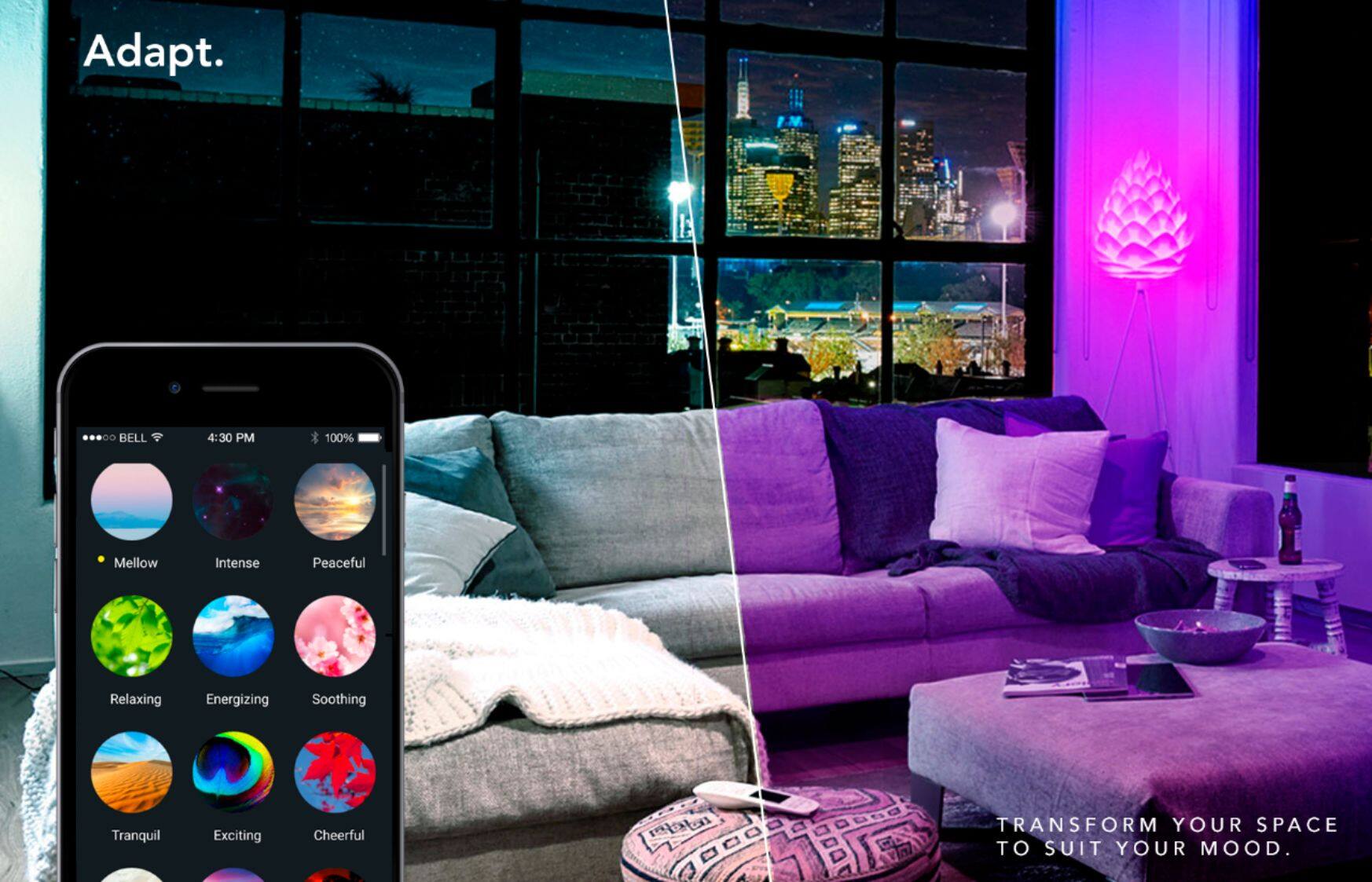 Alt View 14. LIFX - 1100-Lumen, 11W Dimmable A19 LED Light Bulb, 75W Equivalent - Multicolor.