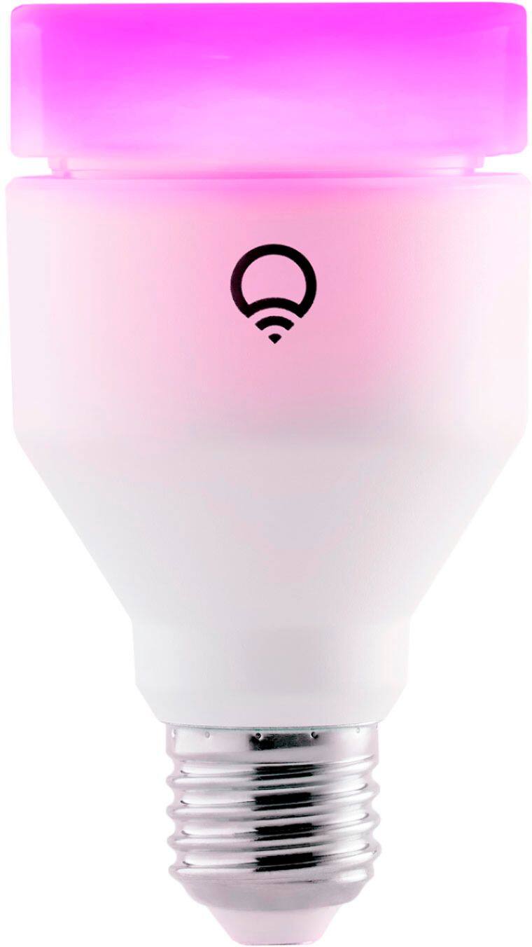 Alt View 18. LIFX - 1100-Lumen, 11W Dimmable A19 LED Light Bulb, 75W Equivalent - Multicolor.