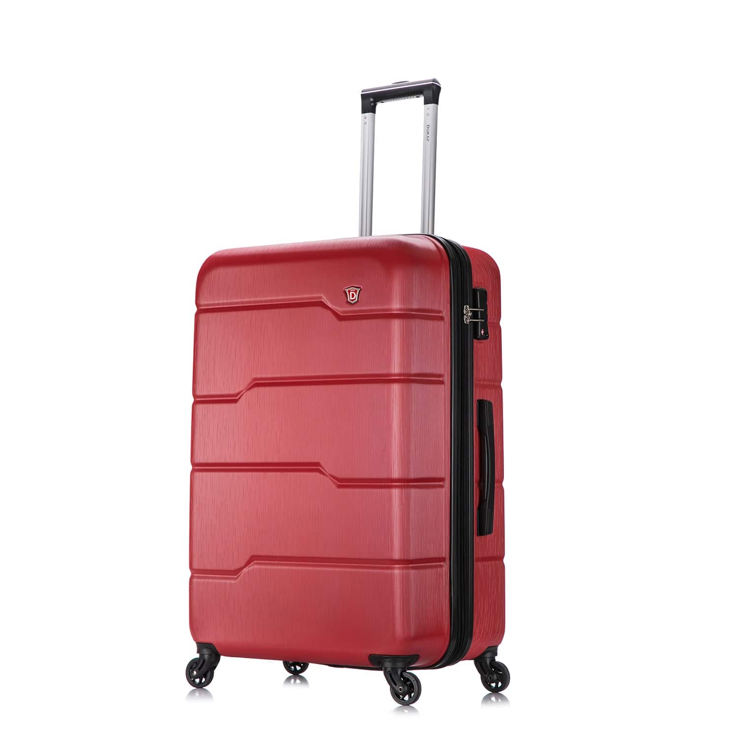 DUKAP - Rodez Lightweight Hardside Spinner Luggage 28" - Red