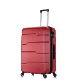 DUKAP - Rodez Lightweight Hardside Spinner Luggage 28" - Red