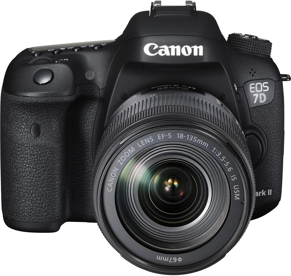 Best Buy  Canon  EOS  7D  Mark II DSLR Camera with EF S 18 