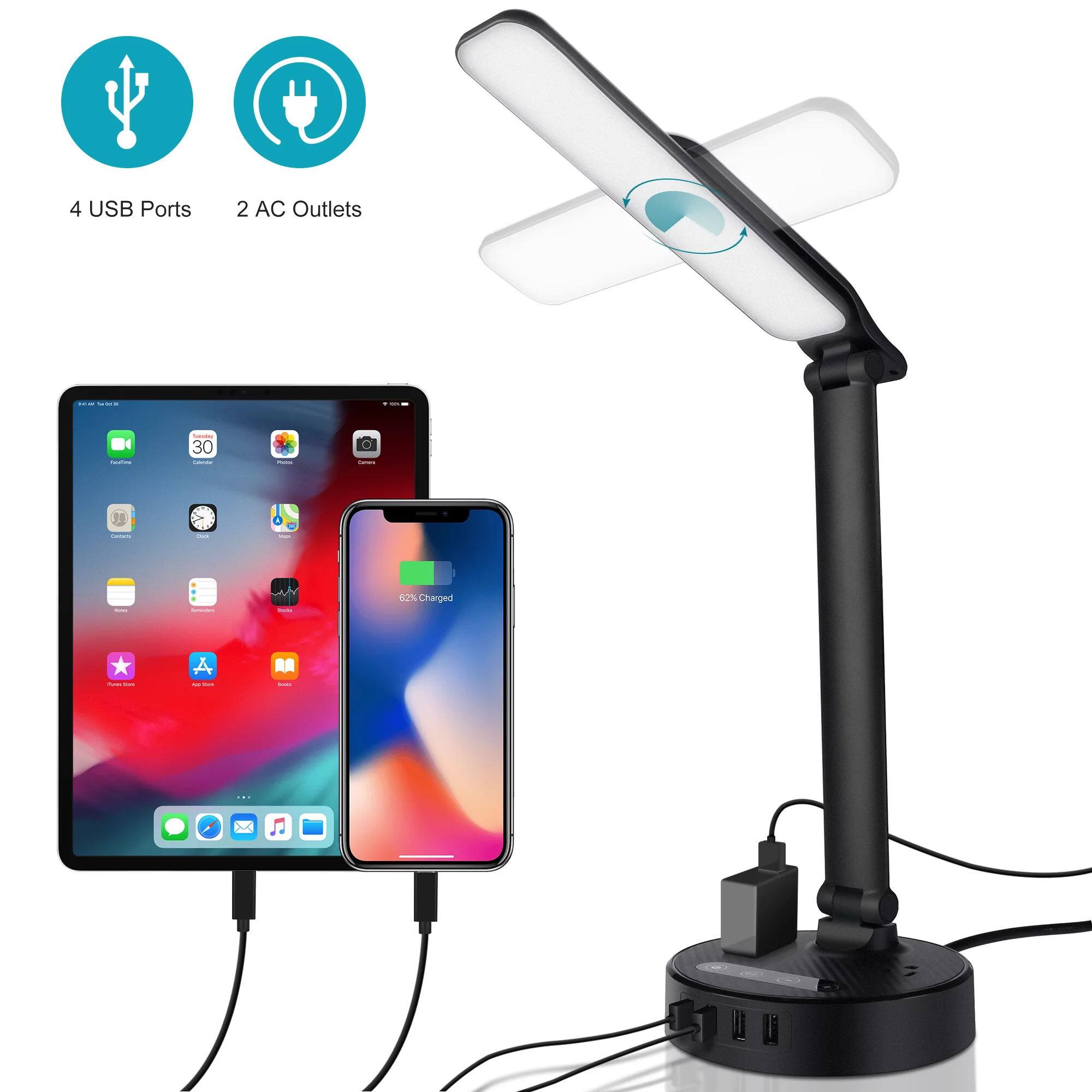 4 USB Ports 2 AC Outlets | : : I 30 | I | | : : | : 62% Charged  : - - I -