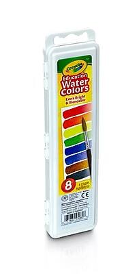 Crayola Education Water Colors  
Extra Bright & Blendable  
8 Colors  
CE