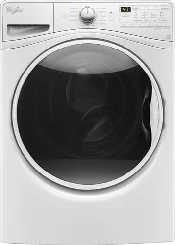 Whirlpool - 4.5 Cu. Ft. 11-Cycle Front-Loading Washer - White - Larger Front