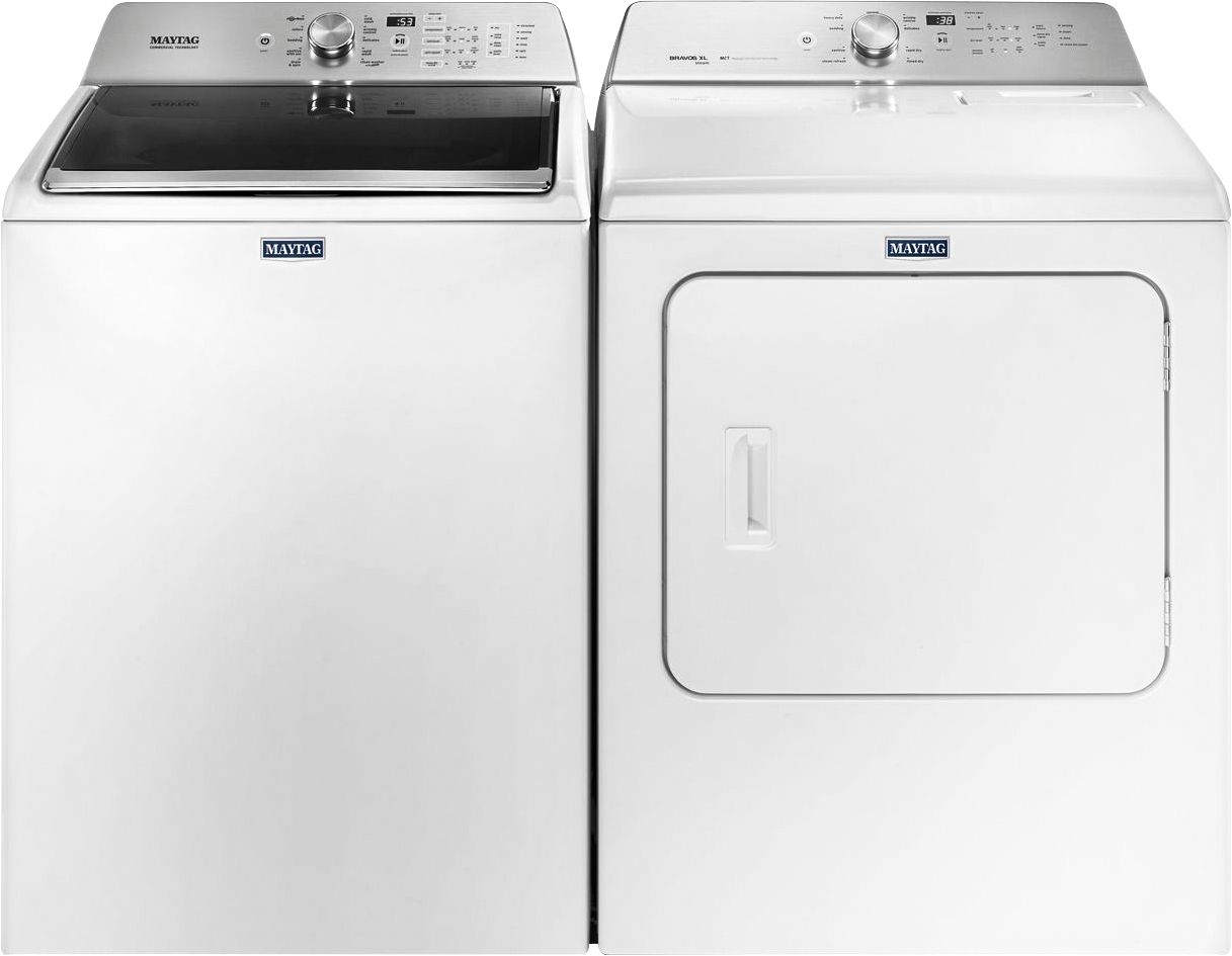 White 3 5 Cu Ft Commercial Grade Residential Agitator Washer Mvwp575gw Maytag