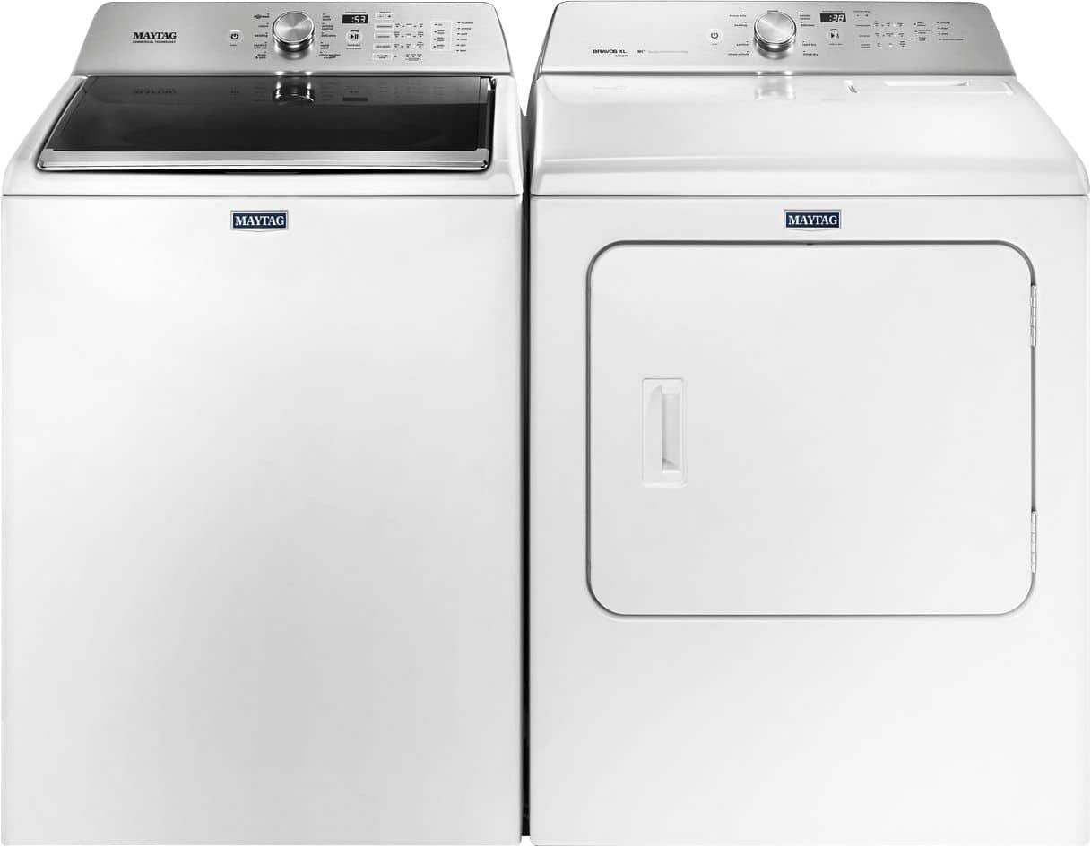 Alt View 14. Maytag - 4.7 Cu. Ft. Top Load Washer with Dual-Action PowerWash Agitator - White.