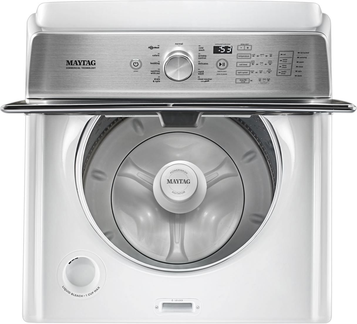 Maytag 4.7 Cu. Ft. Top Load Washer with DualAction PowerWash Agitator