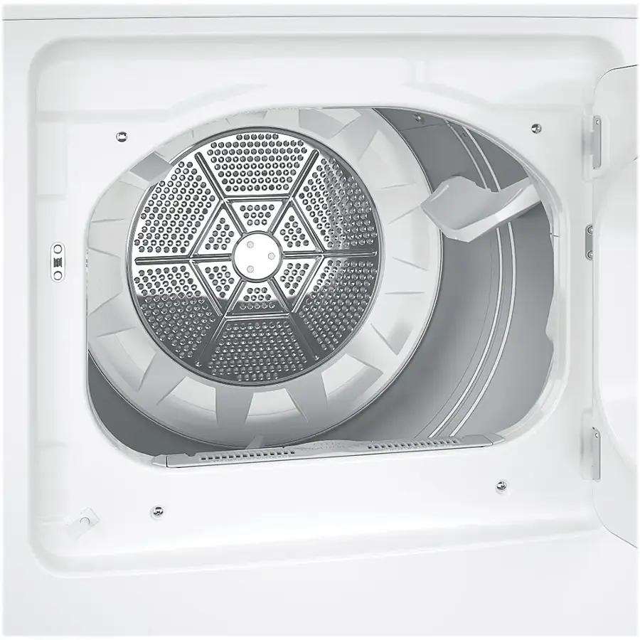 Alt View 12. GE - 6.2 Cu. Ft. 3-Cycle Electric Dryer - White.