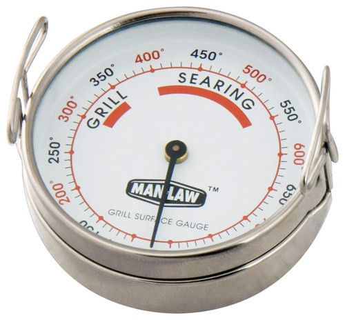 Best Buy: Man Law Grill Surface Thermometer Stainless-Steel MAN-T387BBQ