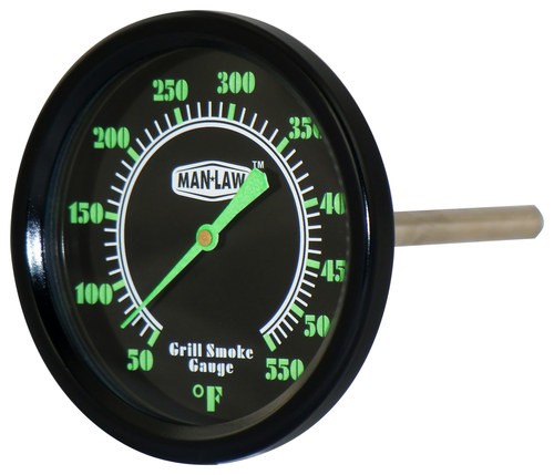 Man Law BBQ Mechanical Gauge Series Large Grill Surface Thermometer - New  Kitchen Store