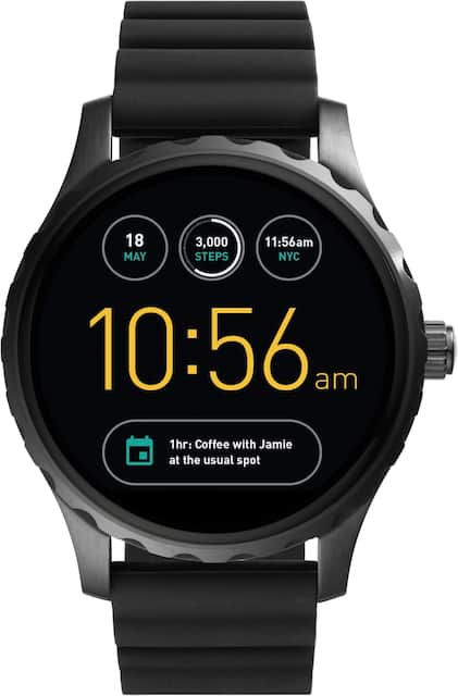 Fossil gen 2 smartwatch q marshal 45mm stainless steel Fossil gen 2 smartwatch q marshal 45mm stainless steel