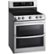 Angle Zoom. LG - 7.3 Cu. Ft. Self-Cleaning Freestanding Double Oven Electric Convection Range - Stainless Steel.