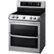 Left Zoom. LG - 7.3 Cu. Ft. Self-Cleaning Freestanding Double Oven Electric Convection Range - Stainless Steel.