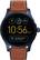 Front. Fossil - Q Marshal Gen 2 Smartwatch 45mm Stainless Steel - Blue.