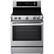 Front. LG - 6.3 Cu. Ft. Freestanding Electric Range with ProBake Convection - Stainless Steel.