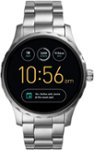 Front Zoom. Fossil - Q Marshal Gen 2 Smartwatch 45mm Stainless Steel - Silver.