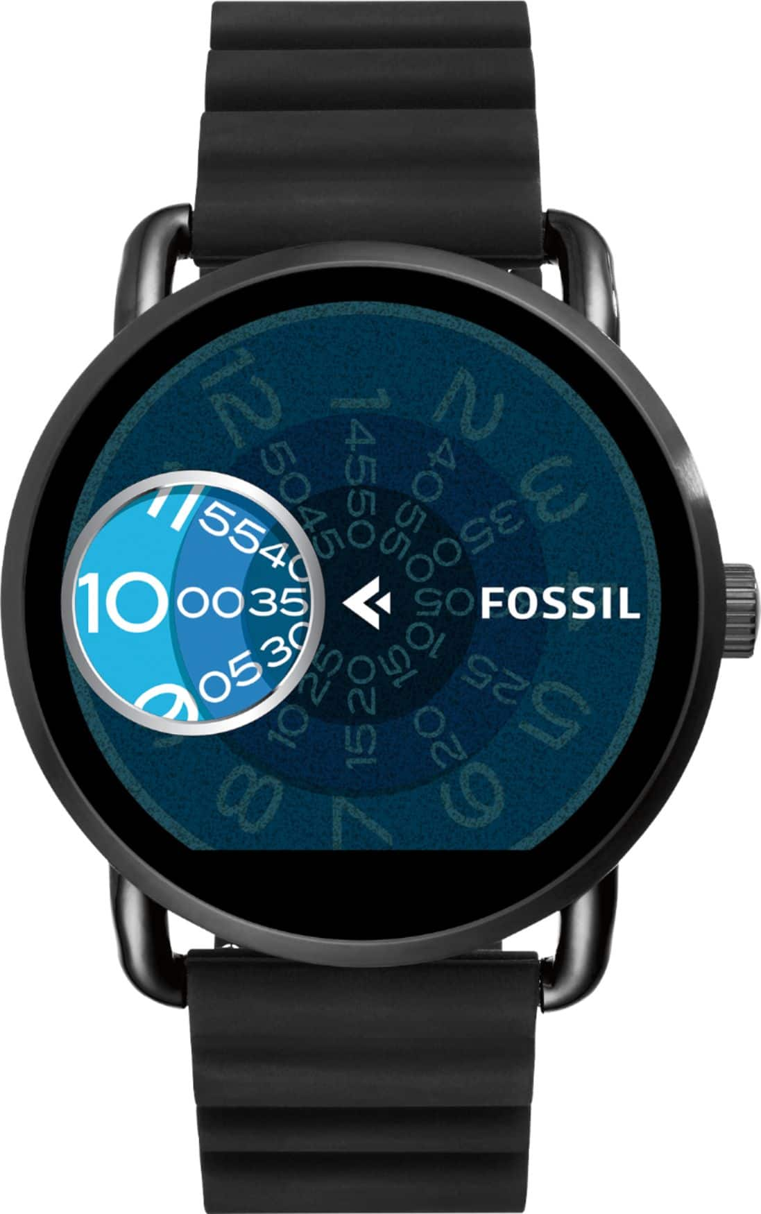 Best Buy Fossil Q Wander Gen 2 Smartwatch 45mm Black FTW2103