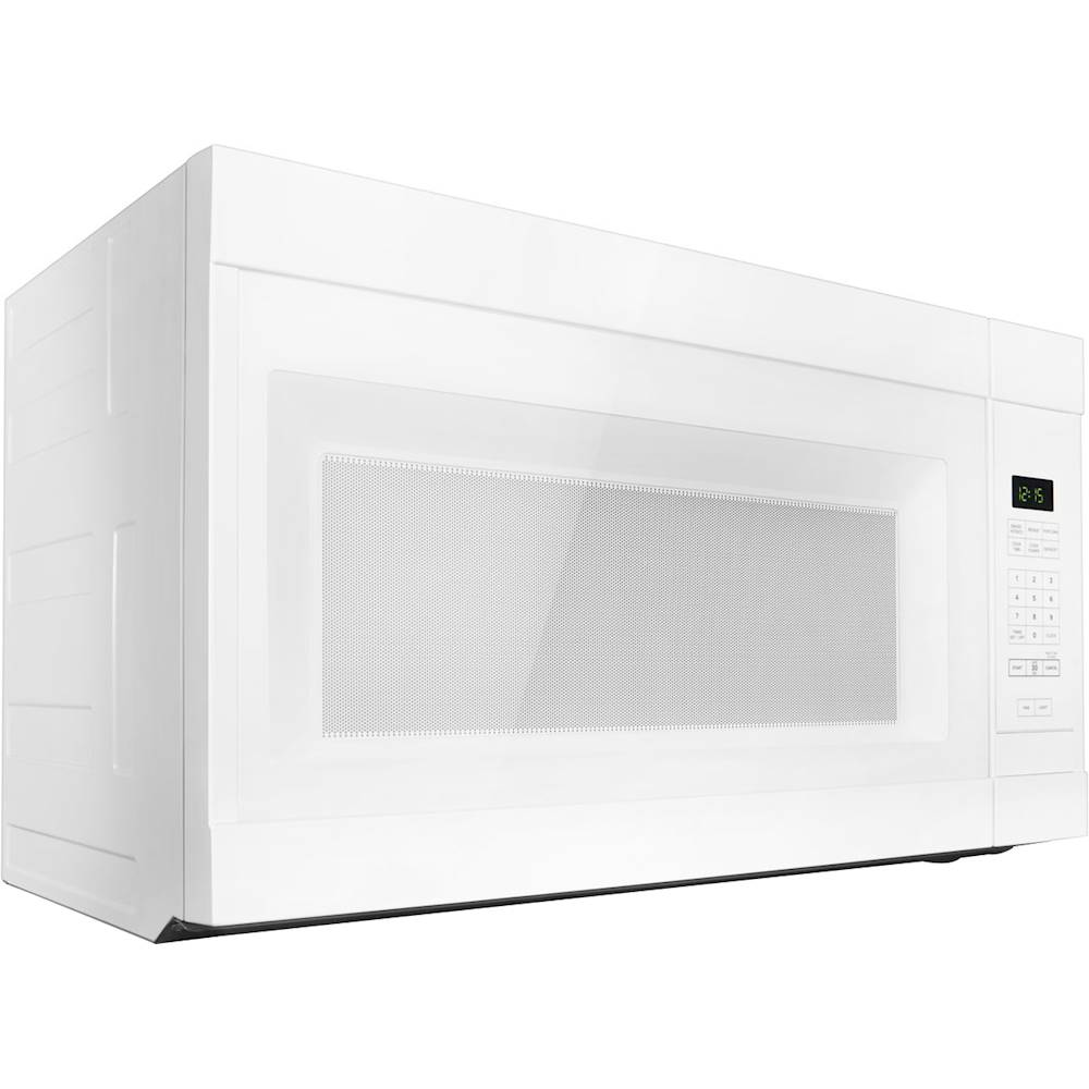 Angle View: Amana - 1.6 Cu. Ft. Over-the-Range Microwave - White