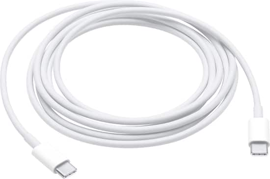 Apple 6 6 Usb C Charge Cable White Mll82am A Best Buy