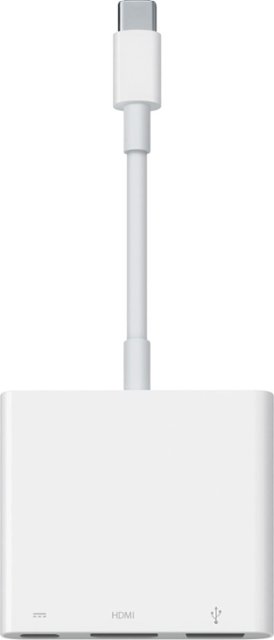 Front Zoom. Apple - USB Type-C Digital AV Multiport Adapter - White.