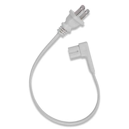 Flexson - Short Power Cable For Sonos Play:1 - White - Larger Front