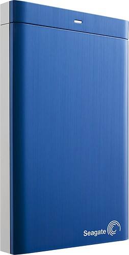 Angle Standard. Seagate - Backup Plus 1 TB 2.5" External Hard Drive - Retail - Blue.