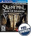 Front Detail. Silent Hill: Book of Memories ? PRE-OWNED - PS Vita.