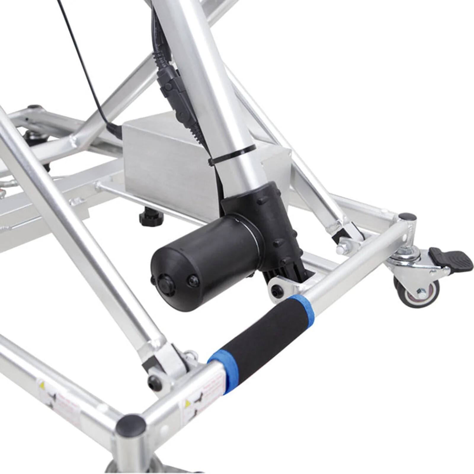 Alt View 3. KERDOM - 150lbs Capacity Portable Electric Lift for Wheelchair & Scooter Loading, Home Use Powered Lifting Platform Rolling Cart.