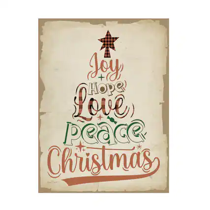 Joy + Hope + Love + Peace
Christmas