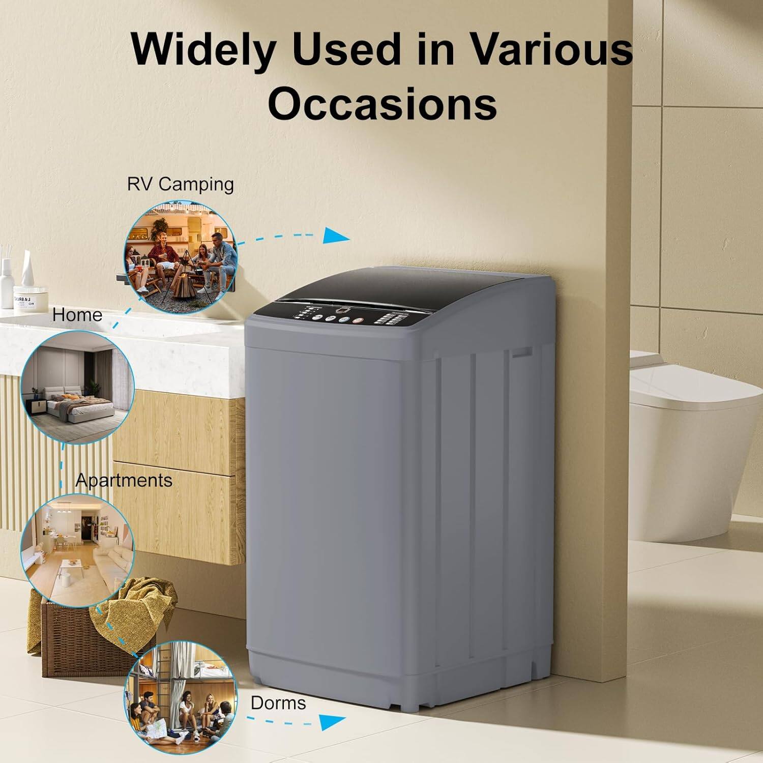 Widely Used in Various Occasions

- RV Camping
- Home
- Apartments
- Dorms