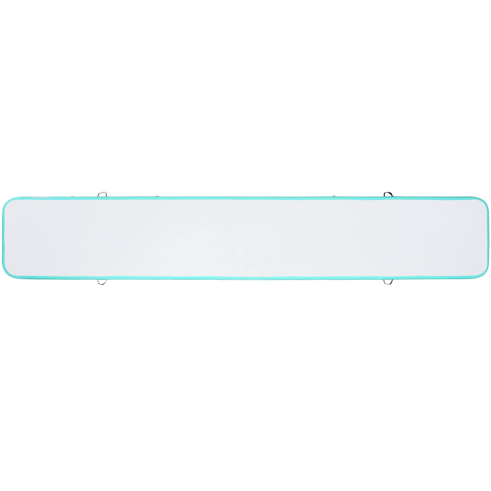 Alt View 5. VEVOR - Gymnastics Air Mat, 4 inch Thickness Inflatable Gymnastics Tumbling Mat, Tumble Track with Electric Pump - Mint.