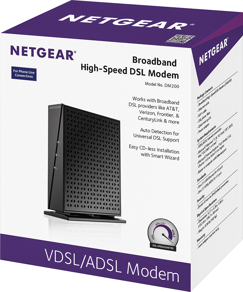 Best NETGEAR Broadband DSL Modem DM200-100NAS