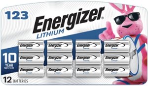 Energizer 123 Lithium Batteries (12 Pack), 3V Photo Batteries - Front_Zoom