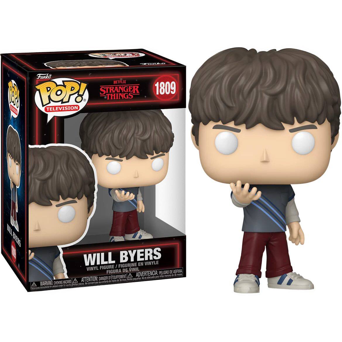 RTA AMR Funko NETFLIX POP! STRANGER THINGS 1809 TELEVISION WILL BYERS VINYLE FIGURINE EN VINYL DE VINIL FIGURA ADVERTENCIA: PELIGRO DE ASFIXIA, ATTENTION: DANGER DE CHOKING HAZARO