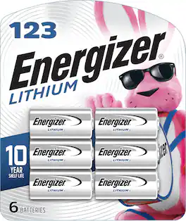 Energizer - 123 Lithium Batteries (6 Pack), 3V Photo Batteries