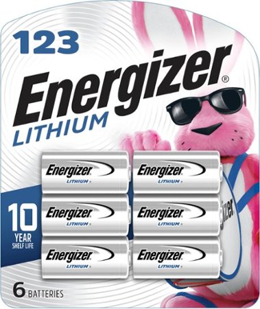 Energizer - 123 Lithium Batteries (6 Pack), 3V Photo Batteries