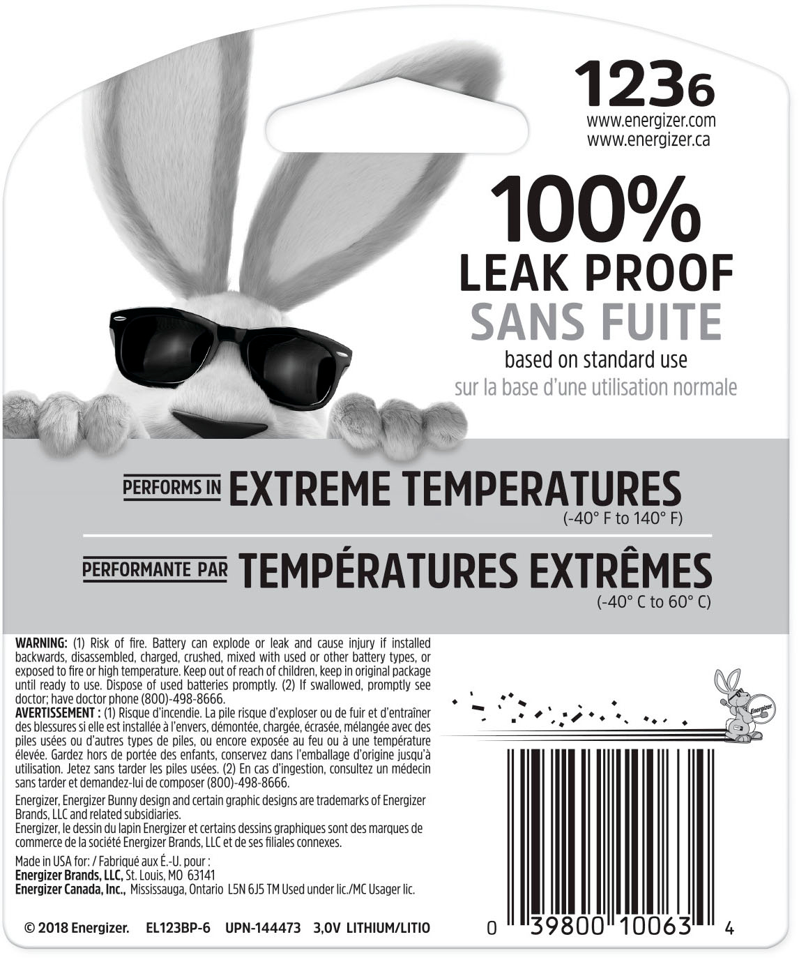 Alt View 1. Energizer - 123 Lithium Batteries (6 Pack), 3V Photo Batteries - Silver.