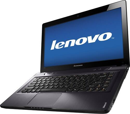 Angle Standard. Lenovo - 14" Laptop - 8GB Memory - 750GB Hard Drive - Black.