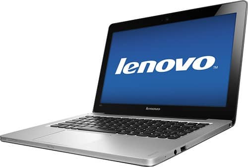 Angle Standard. Lenovo - IdeaPad Ultrabook 13.3" Laptop - 4GB Memory - 500GB Hard Drive + 32GB SSD - Graphite Gray.