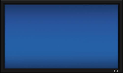 Front. Screen Innovations - Reference 120" Fixed Projector Screen - White.