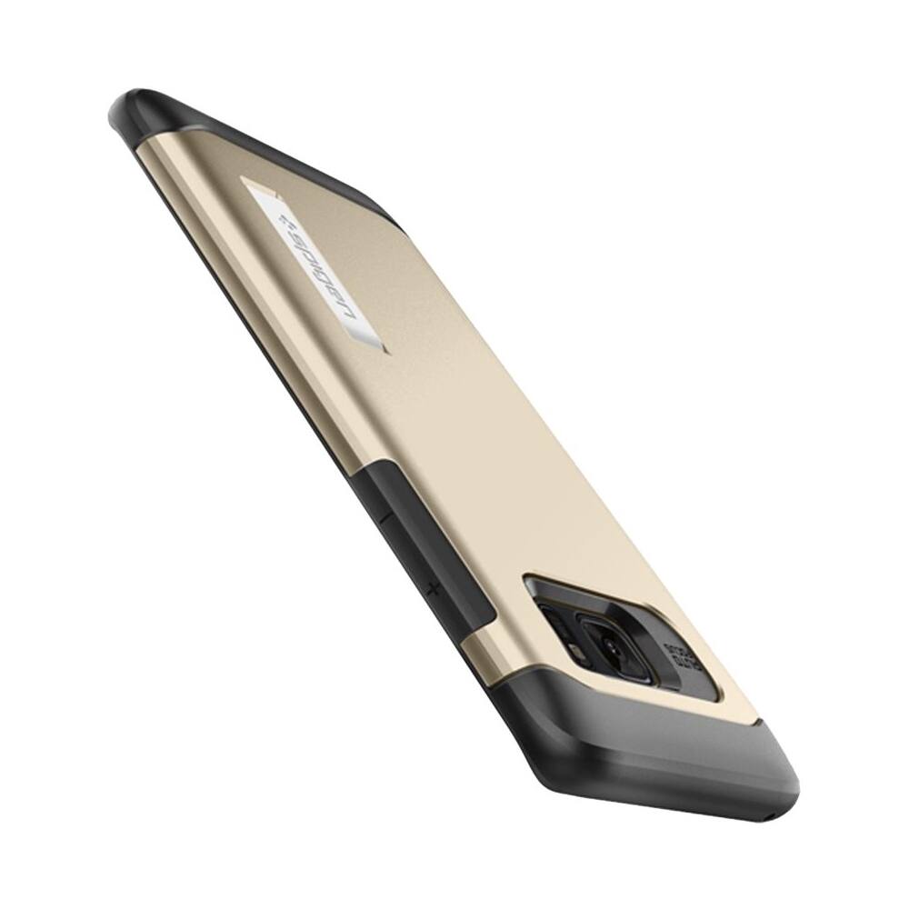 Front. Spigen - Slim Armor Case for Samsung Galaxy Note7 - Champagne gold.