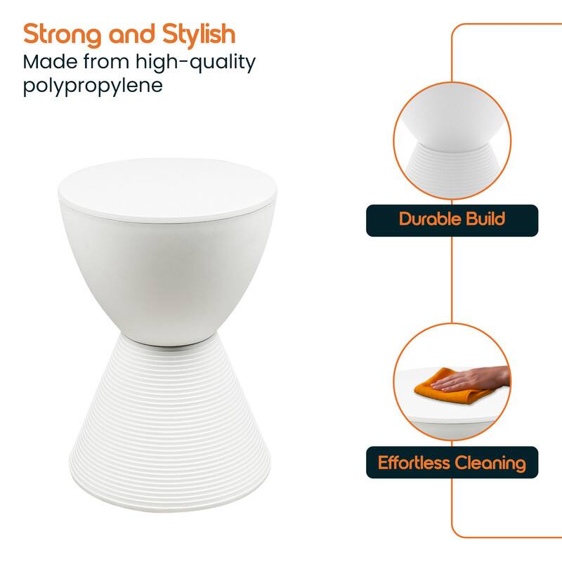 Strong and Stylish  
Made from high-quality polypropylene  

Durable Build  

Effortless Cleaning