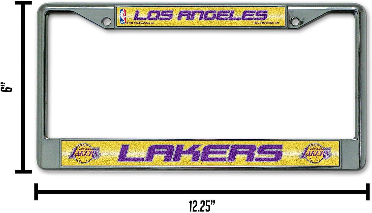 6" | LOS ANGELES  
LAKERS  
12.25"