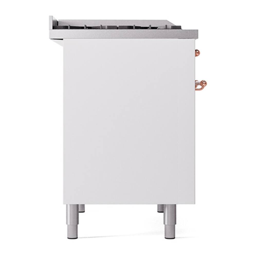 ILVE Nostalgie II Series 40 in. Dual Fuel Range with 6 Sealed Burners ...