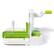 Angle. Starfrit - Deli Slicer - White/Green.